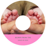CD Baby Photo Labels With Text
